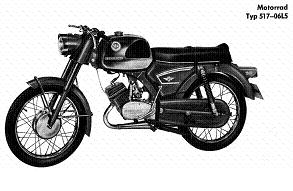 Zndapp-Ersatzteilliste Typ 517-06L5 KS 50 Super Sport